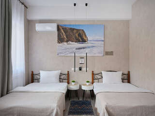 Гостиница 7 Дорог Иркутск Номер первой категории (Стандарт Улучшенный с 2 кроватями)-2