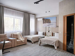 Гостиница 7 Дорог Иркутск Номер первой категории (Стандарт Улучшенный с 2 кроватями)-1